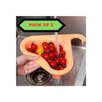 Corner Dish Drying Rack Sink - Pack of 2
