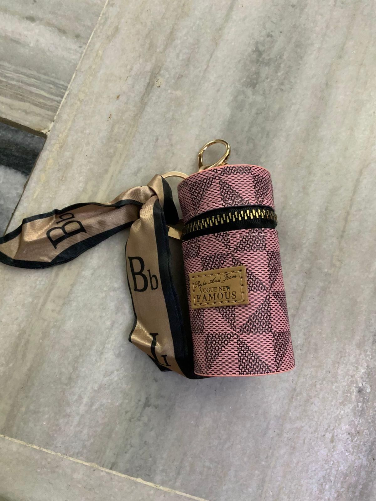 Mini Lipstick Case Keychain