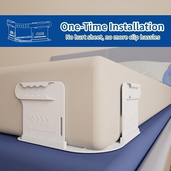 GripLock™ Bedsheet Corner Clips