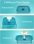2L Small Pet Water Fountain for Kitten & Small Dogs