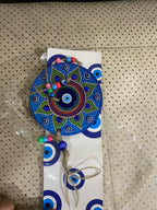 Handcrafted Evil Eye Wall Hanging for Home Decor ? Nazar Battu Protection Charm