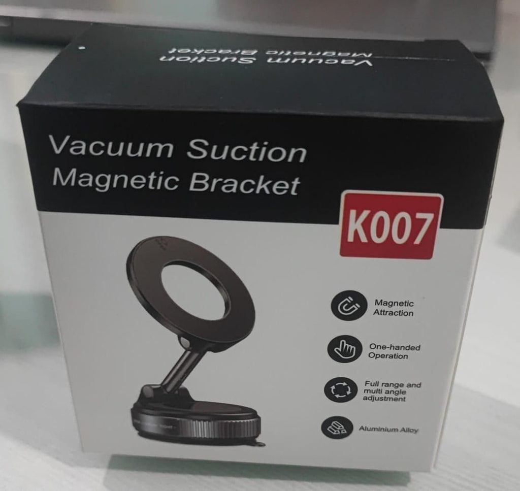 Vacuum Suction Magnetic Phone Mount | 360° Rotation | Stick Anywhere