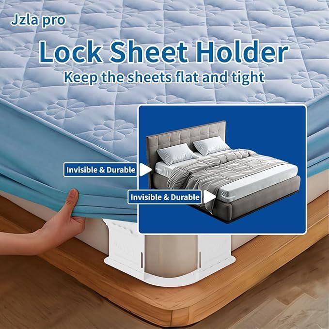 GripLock™ Bedsheet Corner Clips