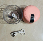 Mini Electric Meat/Garlic Chopper Portable Food Processor